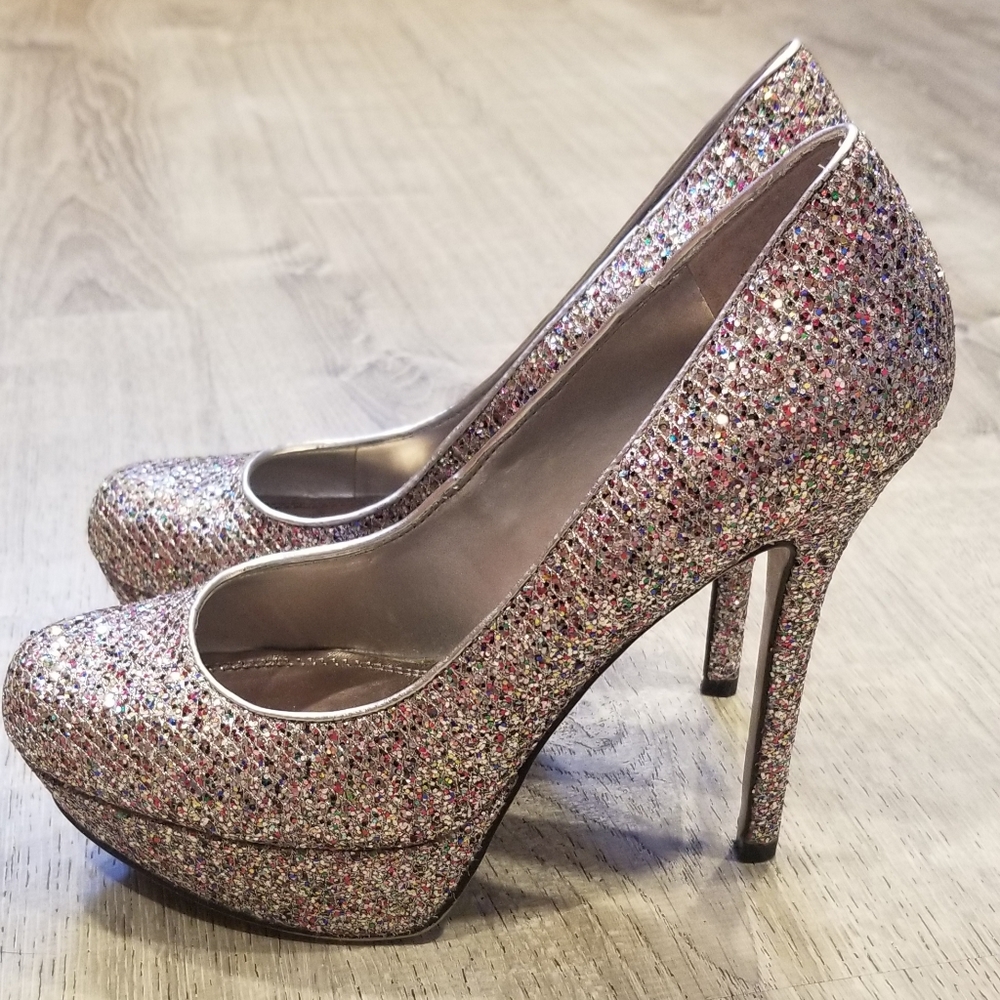 Worn stripper stilettos